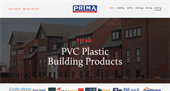 Desktop Screenshot of primapvc.co.uk